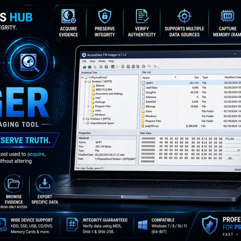 FTK Imager – Digital Evidence Imaging Tool