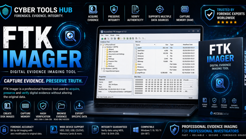 FTK Imager – Digital Evidence Imaging Tool