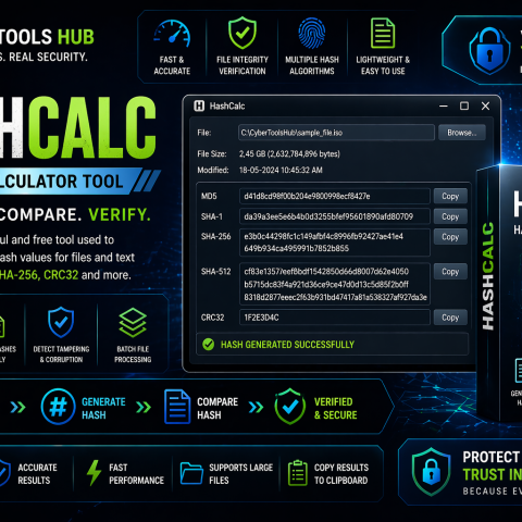 HashCalc – Hash Calculator & Integrity Verification Tool